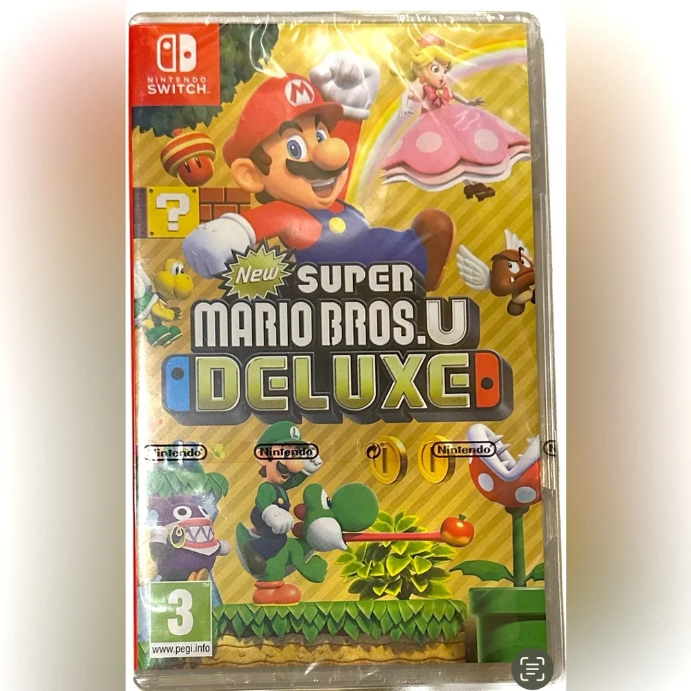 NEW SUPER MARIO BROS.U DELUXE NINTENDO SWITCH VIDEO GAME SEALED VIDEO GAME JAPAN